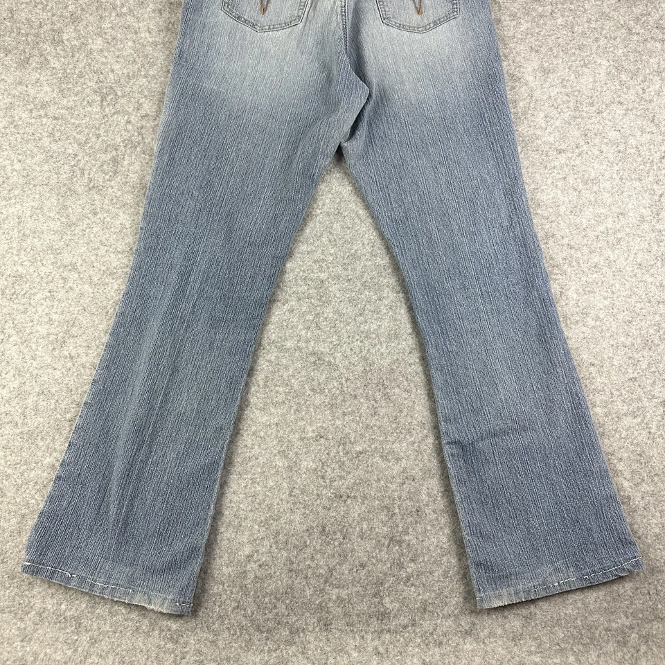 Женские джинсы Sergio Valente 4 синие средней стирки с вышитым логотипом Y2K* - Изображение 4 из 4