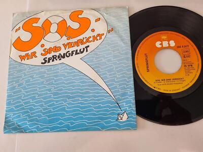 7'' Single Springflut - SOS, wir sind verrückt Vinyl Germany