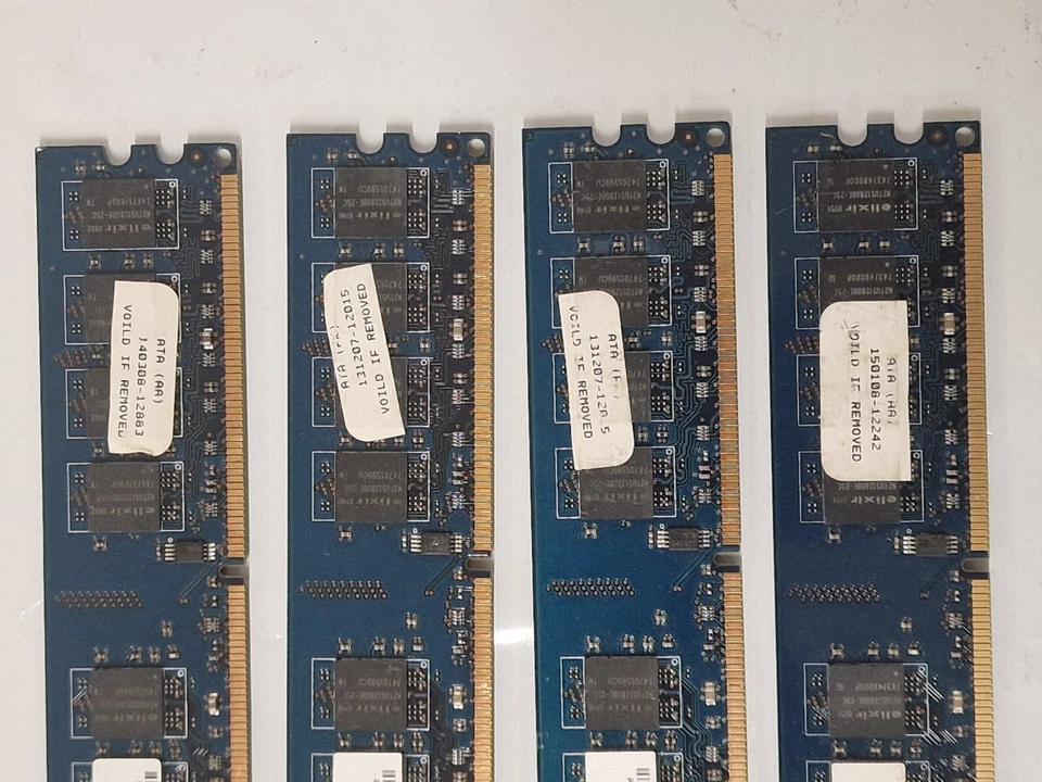 4 x M2Y1G64TU8HB0B-25C Elixir 1GB PC2-6400U-555-12-E1 Memory RAM DDR2-800MHz - Image 3 of 4