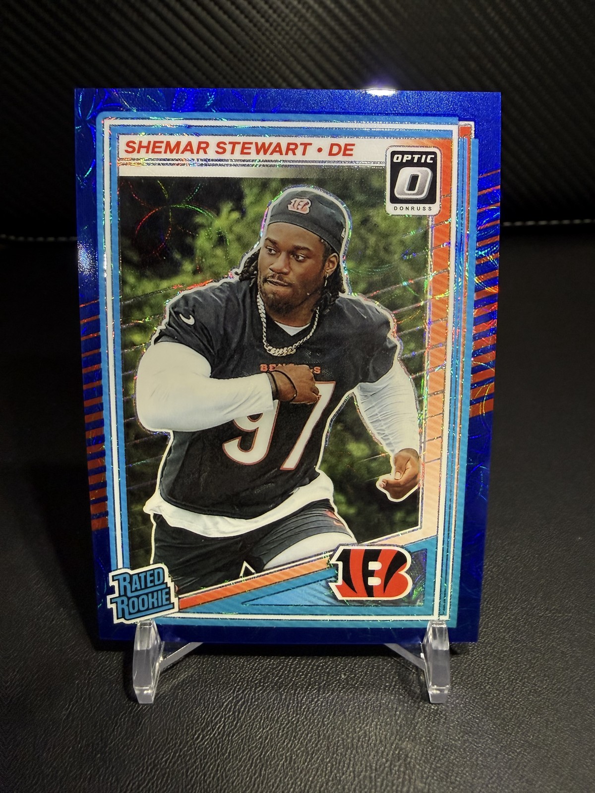 Shemar Stewart Panini Donruss Optic #260 Blue Hyper
