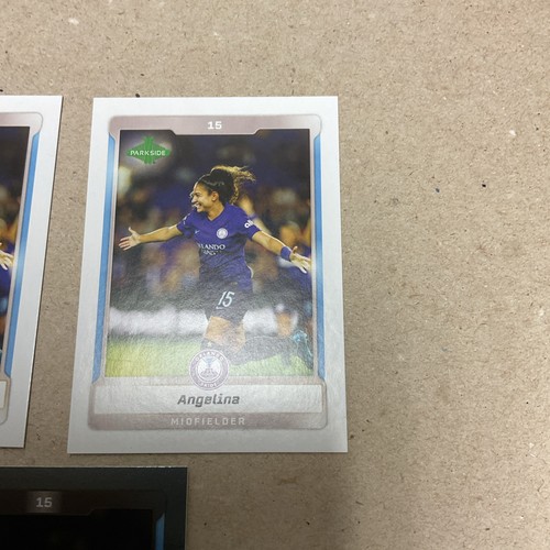 2025 Parkside NWSL Orlando Pride Player Angelina Common (2) Foil (1) Card - Bild 3 von 9