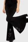 Killstar Thistina Embroidered Pants Womens Goth Alternative