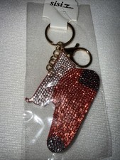 Christmas Stocking Rhinestones Key Chain
