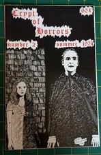 Monster Film Fanzine Cripta degli Orrori #2 Estate 1974 Gary Heilman Dracula Hammer