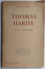 Thomas Hardy by R.A. Scott-James, booklet 1954