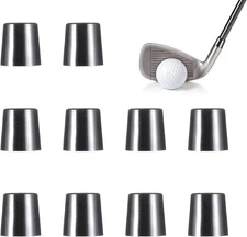 Vin Beauty 10pcs Black Golf Tapered Ferrules, Tip Size .370 Golf Iron Ferrule...