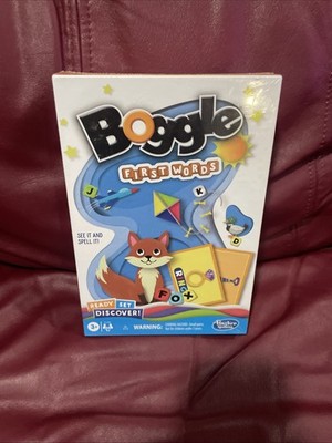 Boggle First Words Game Hasbro Gaming New Sealed
