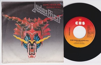 JUDAS PRIEST * Some Heads Are Gonna Roll * 1984 HOLLAND 7'' 45 * Heavy Metal *