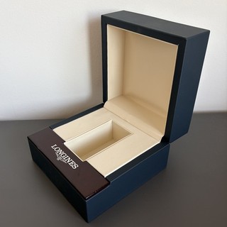 Genuine Longines Dark Blue Faux Leather Watch Box A/F