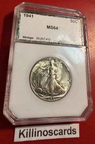 1941 Walking Liberty Half Dollar uncirculated