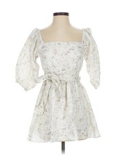 Minkpink Women White Casual Dress S