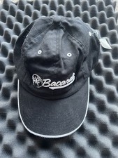 Bacardi Hat 62 Strapback Black One Size Embroidered Adjustable New With Tags