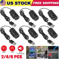 Small Water Pump Mini Mute Submersible USB 5V 1M Cable Garden Home Fountain Tool