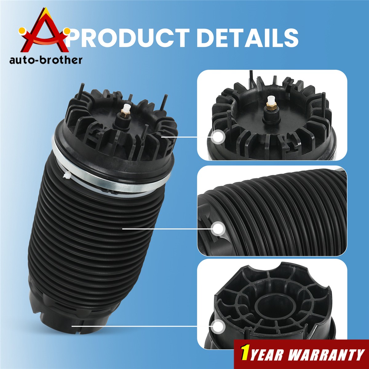 Air Suspension Spring Bags Left Right 68260938AA For 2019-2024 Dodge Ram 1500 DT