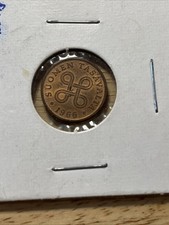 FINLAND 🇫🇮 ONE (1) PENNI COIN 1966