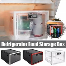 Lockable Box For Food, Medicine Storage Box with Lock,Refrigerator Storage Box