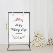 Display Stand For Wedding Sign Wedding Welcome Sign Stand Wedding Sign Holder