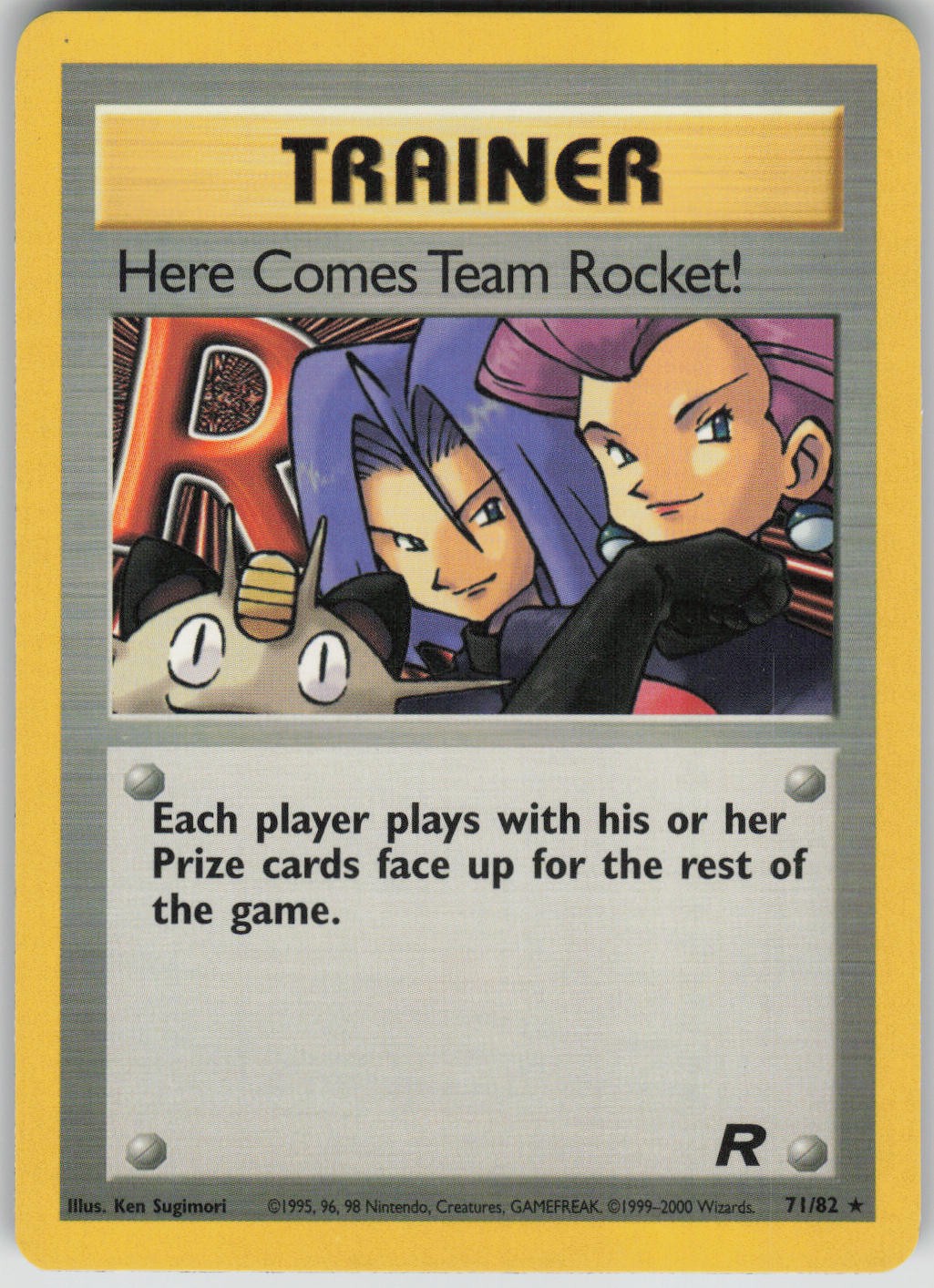 Pokemon TCG Here Comes Team Rocket! (71) Rare Team Rocket 71/82