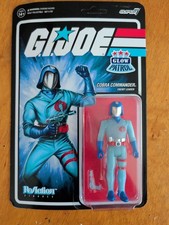 G.I. Joe Cobra Commander Glow Patrol Super7 R...