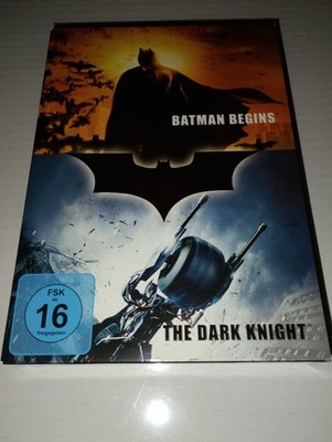 2 DVD Special Box Batman Begins, the Dark Knight Joker DC Christopher Nolan