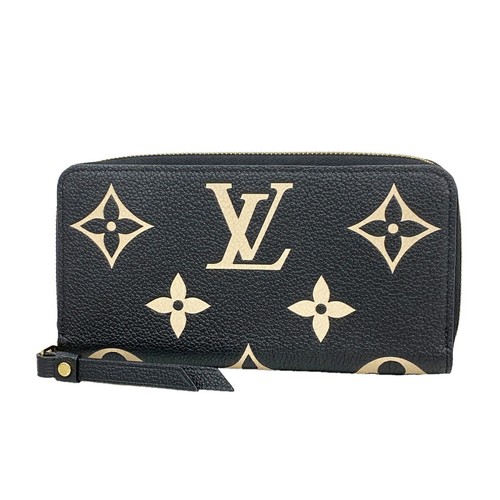 Louis Vuitton Long Wallet Monogram Empreinte Bicolor Zippy Wallet M82338