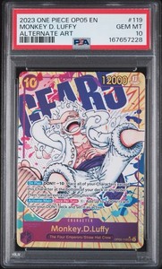25+ Monkey D Luffy 119 Psa 10 for sale | Updated Oct 2026