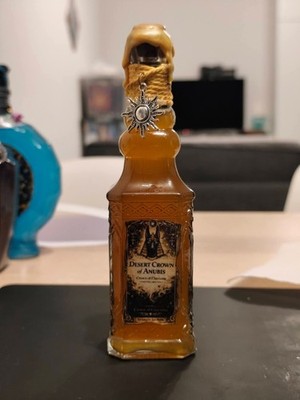 Ägyptische Deko Flasche 150ml Gothic Witch Potion Bottle Gold Alchemy