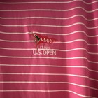 LACC 123rd US Open Ralph Lauren Men's Polo L Pink/White Striped Short — photo 3