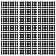 735pcs Self-Adhesive Felt Furniture Pads for Desks, Cabinets, Vases - Black