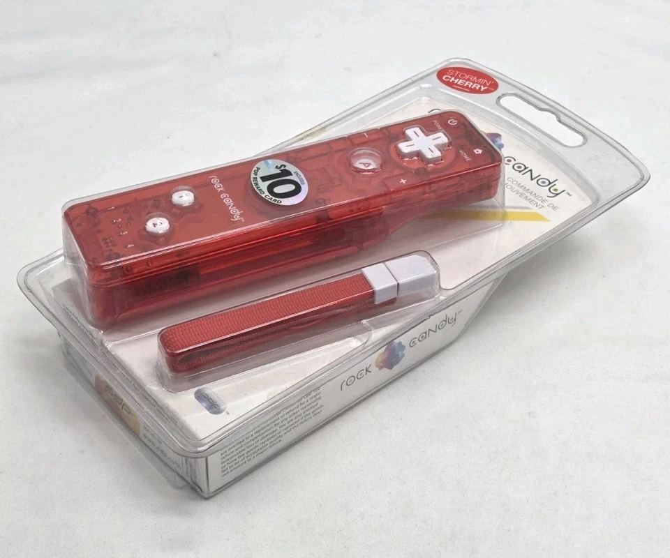 PDP Rock Candy Cherry Controller For Nintendo Wii & Wii U PDP Brand New Sealed  - Image 3 of 4