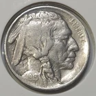 1913-P "Type 1" Buffalo Nickel - VF+ - Almost Full Horn! - 1st Year Issue