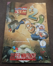 Notice Earthworm Jim 2 Super Nintendo eur manuel Booklet snes