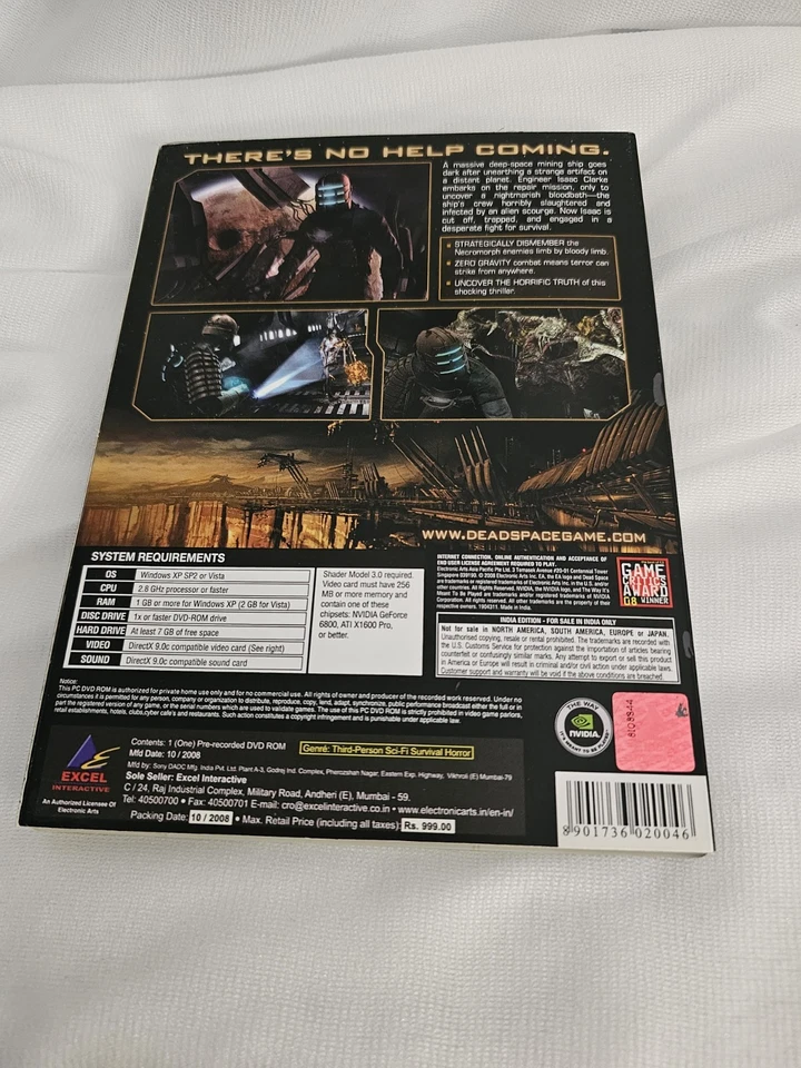 Dead Space Video Game In Box PC Edition  - Image 3 of 4