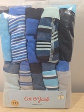 Cat and Jack boys boxer brief, size small, ten pack