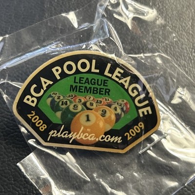 Lapel Pin billards Pool Player Bca Pool League 2008 2009