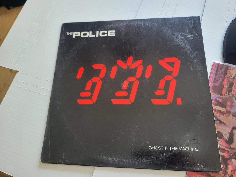 THE POLICE - Ghost in the Machine 1981 POP ROCK NEW WAVE Sting + Inner sleeve LP - Image 2 of 4