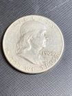 1960 Silver Benjamin Franklin Half Dollar 50c