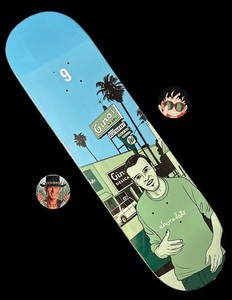 Evan Hecox Chocolate Skateboard ポスター インビ Originally released in 2001,the Evan Hecox Chocolate “Car Series
