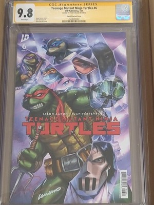 Teenage Mutant Ninja Turtles #6, CGC 9.8 (ONLY 7), Signed by Ryan Kincaid