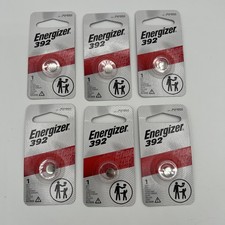6X Energizer Batteries 392 392BPZ - Replaces LR41 192 384 - 3/2028 exp