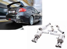 Milltek Duplex Sportauspuffanlage für Subaru WRX STi Stufenheck je 2x100mm