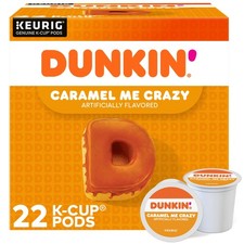 22 PCS Caramel Coffee Cake Flavored Coffee Pods Compatible Keurig KCup