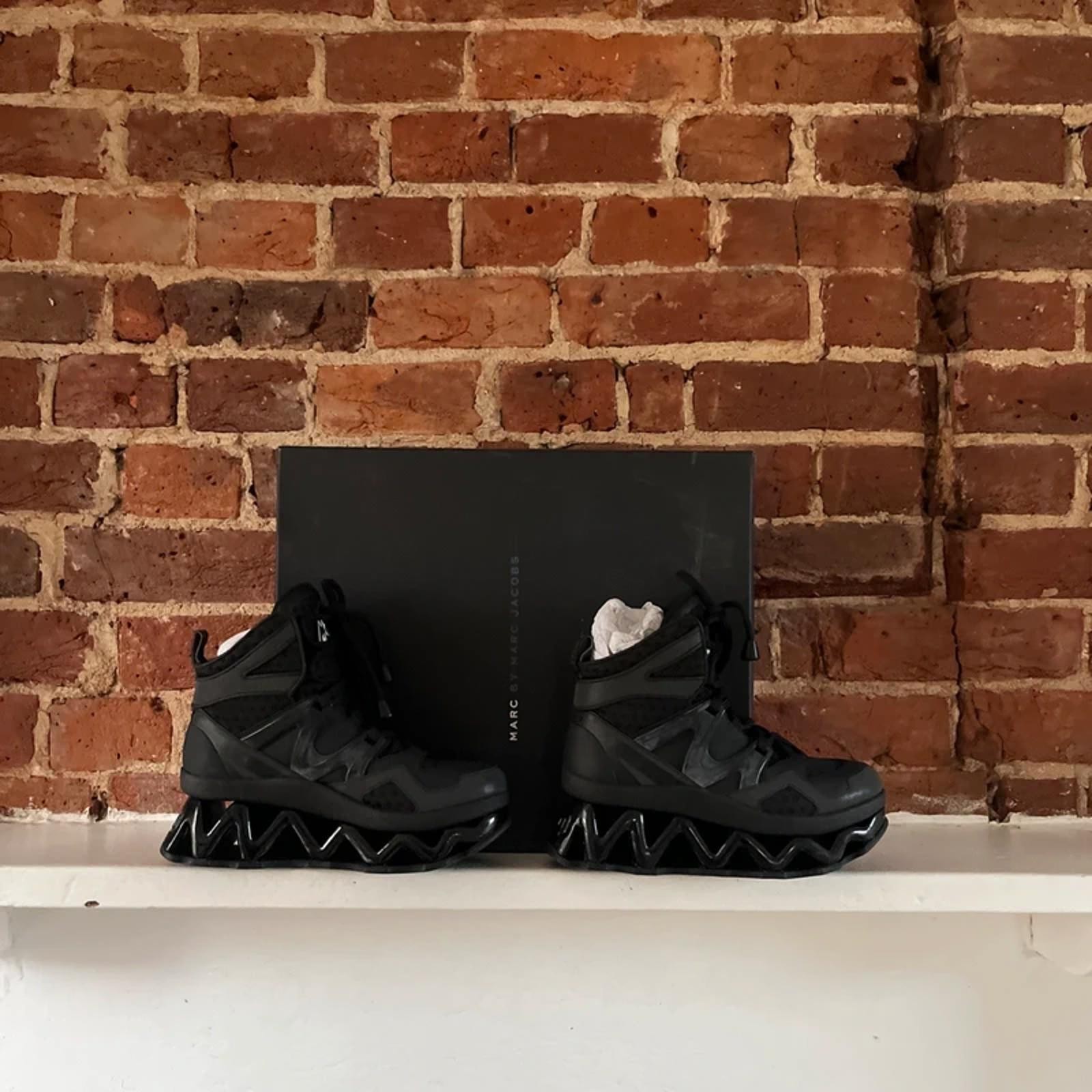 Marc By Marc Jacobs Ninja Wave Black Platform Trainers | US 5/EU 35 image 4
