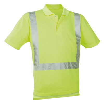 Watex Warn-Polo-Shirt leuchtgelb Größe M - 5-3030/M