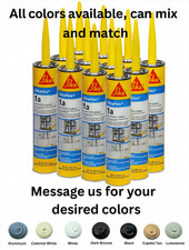 Sika Sikaflex -1A Polyurethane Elastomeric Sealant/Adhesive - 10.1 Oz. 12/pack 