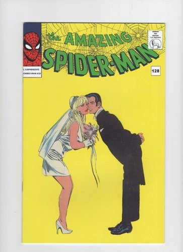 AMAZING SPIDER-MAN #128 MEXICO EDITION WITH ENGLISH TRANS PETER MARRIES GWEN