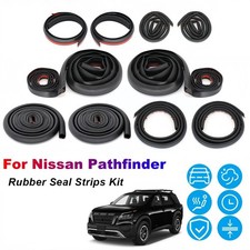 For Nissan Pathfinder Door Rubber Seal Strip Weather Draft Noise Reduction Kit S