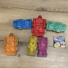 Vintage 2000 McDonald’s Power Rangers Bursters Make-A-Zord Set of 5 + Titanium