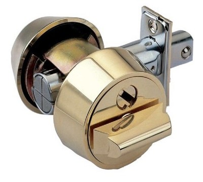 Mul-t-lock Hercular MT5+ Double Captive Deadbolt - Bright Brass 3 KEYS