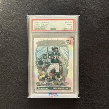 2021 Panini Donruss Downtown! #DT34 Zach Wilson RC Rookie Mint PSA 9